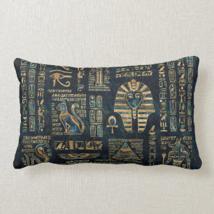 Egyptische hiërogliefen en godheden - Abalone en  Kussen