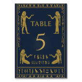 Egyptische hiërogliefen & Farao – Bewerkbaar Kaart (Voorkant)