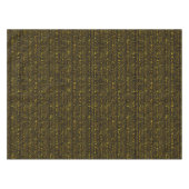 Egyptische hiërogliefen goud zwart katoen dineren tafelkleed (Voorkant (Horizontaal))