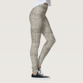 Egyptische hiërogliefen groot patroon leggings (Rechts)