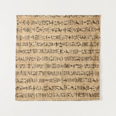 Egyptische hiërogliefen: Grunge naadloze magie Wandkleed (Voorkant (horizontaal))
