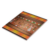 egyptische hiërogliefen-keramische Tegel Tegeltje (Zijkant)