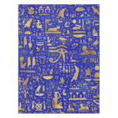 Egyptische hiërogliefen - Lapis Lazuli en Gold Tafelkleed (Voorkant)
