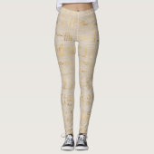 Egyptische hiërogliefen leggings (Voorkant)