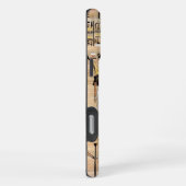 Egyptische hiërogliefen op papyrus iPhone hoesje (Rechterkant)