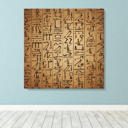  Egyptische hiërogliefen papier afdrukken (Insitu (Houten vloer))