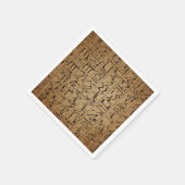 Egyptische hiërogliefen papier afdrukken Servet (Hoek)