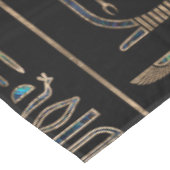 Egyptische hiërogliefen patroon Gold Abalone Tafelkleed (Gekanteld)