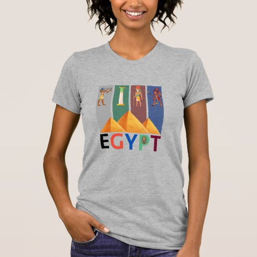 Egyptische hiërogliefen t-shirt (Voorkant)