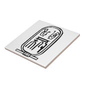 Egyptische hiërogliefen tegeltje (Zijkant)