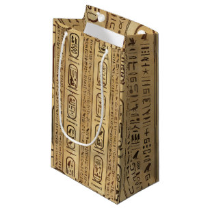 Egyptische hiërogliefen  textuur klein cadeauzakje