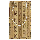 Egyptische hiërogliefen textuur klein cadeauzakje (Voorkant)