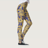 Egyptische hiërogliefhebbers, Lazuli en Gold Leggings (Rechts)