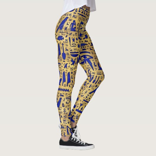 Egyptische hiërogliefhebbers, Lazuli en Gold Leggings (Rechts)