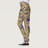 Egyptische hiërogliefhebbers, Lazuli en Gold Leggings (Links)