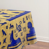 Egyptische hiërogliefhebbers, Lazuli en Gold Tafelkleed (Voorbeeld)