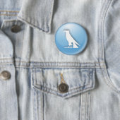 Egyptische hieroglyph A Ronde Button 5,7 Cm (In situ)