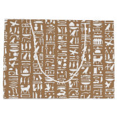 Egyptische Hieroglyph Groot Cadeauzakje (Achterkant)