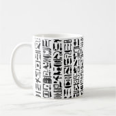 Egyptische Hieroglyph-Mok Koffiemok (Links)