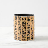 Egyptische Hieroglyph-Mok Mok (Midden)