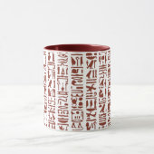 Egyptische Hieroglyph-Mok Mok (Midden)