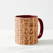 Egyptische Hieroglyph-Mok Mok (Voorkant rechts)