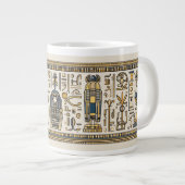 Egyptische Hieroglyph Mok | Pharaonisch (Voorkant rechts)
