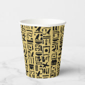 Egyptische Hieroglyph Papieren Bekers (Rechts)