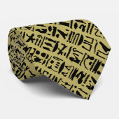 Egyptische Hieroglyph-Stropdas Stropdas (Opgerold)