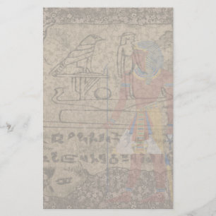 Egyptische Hieroglyphic Briefpapier