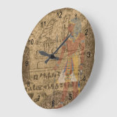Egyptische Hieroglyphic Grote Klok (Hoek)