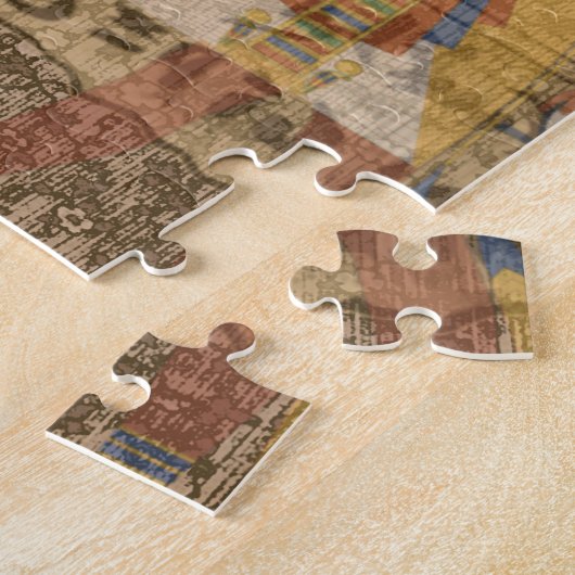 Egyptische Hieroglyphic Legpuzzel (Zijkant)