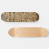 Egyptische Hieroglyphic Skateboard (Horizontaal)