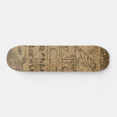 Egyptische Hieroglyphic Skateboard (Horizontaal)