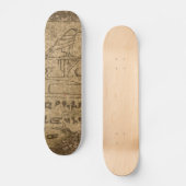 Egyptische Hieroglyphic Skateboard (Voorkant)