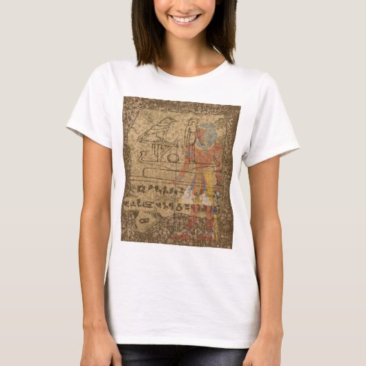 Egyptische Hieroglyphic T-shirt (Voorkant)