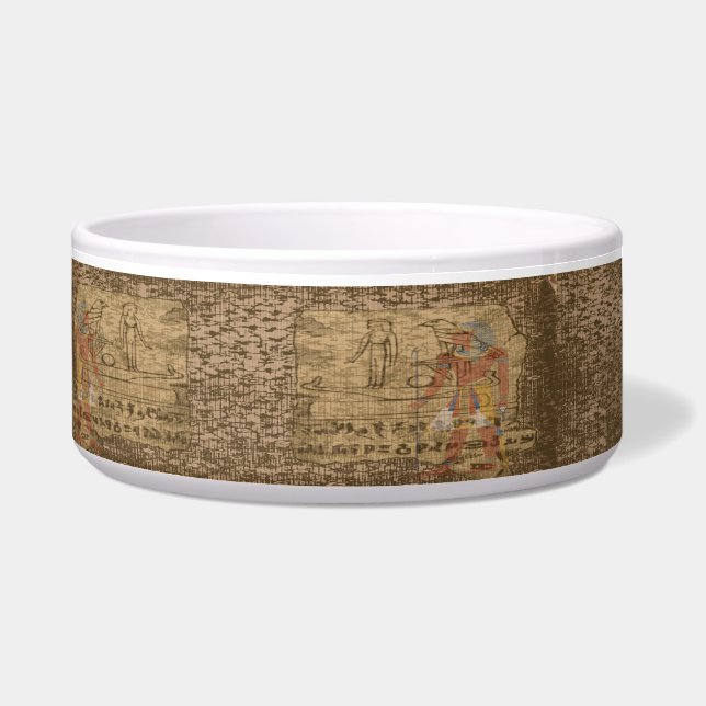 Egyptische Hieroglyphic Voerbakje (Links)
