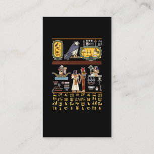Egyptische Hieroglyphic Wall Mural Egypte Visitekaartje