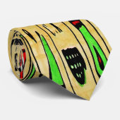 Egyptische Hieroglyphics, alfabetische symbolen Stropdas (Opgerold)