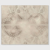 Egyptische Hieroglyphics Antiek Flowers Wall Cemen Cadeaupapier (Vlak)