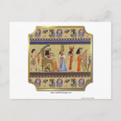 Egyptische Hieroglyphics Apparel, Gifts Collectibl Briefkaart (Voorkant)