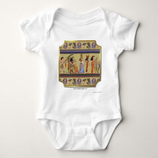Egyptische Hieroglyphics Apparel, Gifts Collectibl Romper (Voorkant)