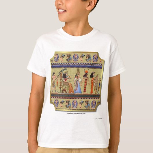 Egyptische Hieroglyphics Apparel, Gifts Collectibl T-shirt (Voorkant)