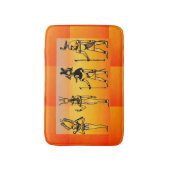 Egyptische Hieroglyphics Bath Mat (Voorkant Verticaal)