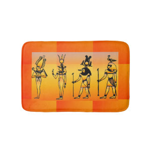 Egyptische Hieroglyphics Bath Mat