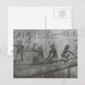 Egyptische Hieroglyphics Briefkaart (Voorkant / Achterkant)