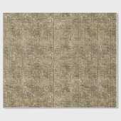 Egyptische Hieroglyphics Cadeaupapier (Vlak)