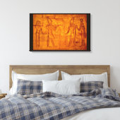 Egyptische Hieroglyphics Canvas Afdruk (Insitu (Slaapkamer))