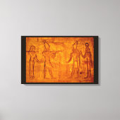 Egyptische Hieroglyphics Canvas Afdruk (Voorkant)