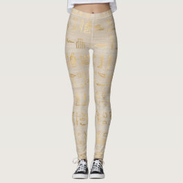 Egyptische Hieroglyphics Leggings